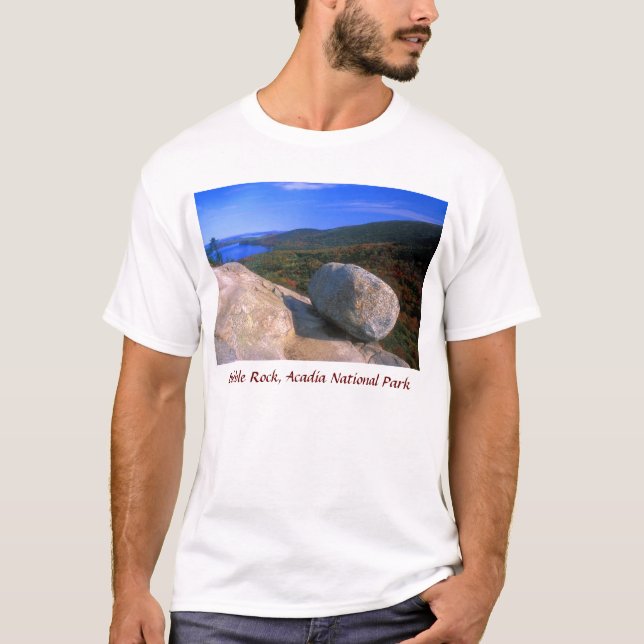 Camiseta Roca de la burbuja del Acadia, (Anverso)