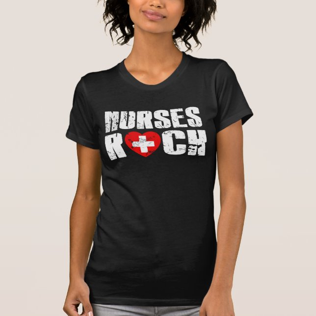 Camiseta roca de las enfermeras (Anverso)