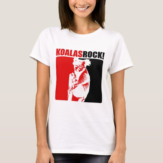 Camiseta ¡Roca de las koalas! #8 (Anverso)