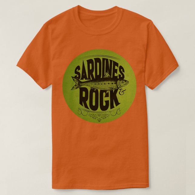 Camiseta Roca de las Sardinas Verdes (Diseño del anverso)