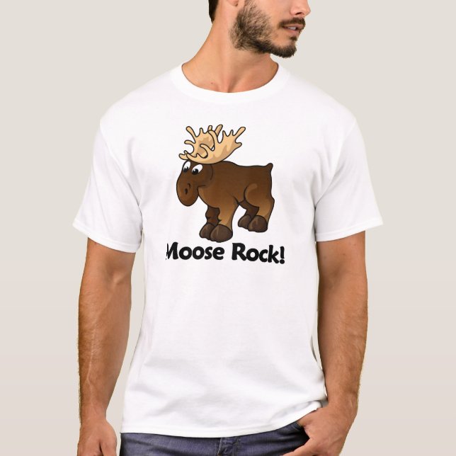 Camiseta ¡Roca de los alces! (Anverso)