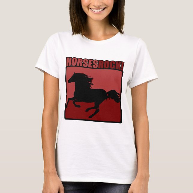 Camiseta ¡Roca de los caballos! #3 (Anverso)