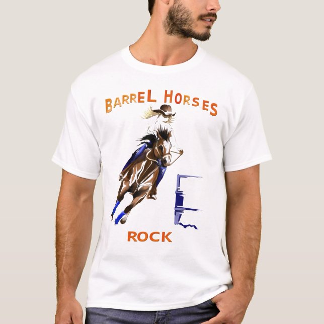Camiseta Roca de los caballos del barril (Anverso)