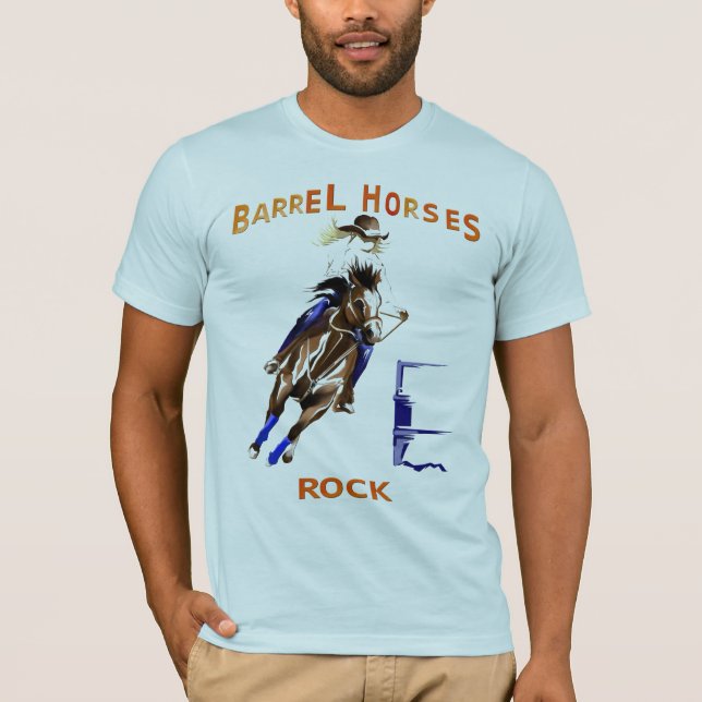 Camiseta Roca de los caballos del barril (Anverso)