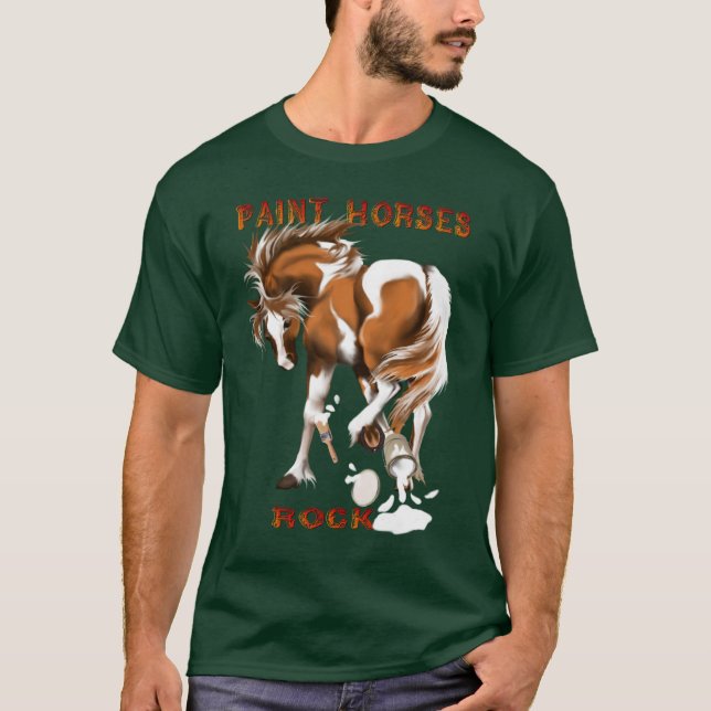 Camiseta Roca de los caballos del *Paint (Anverso)