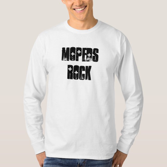 Camiseta Roca de los ciclomotores (Anverso)