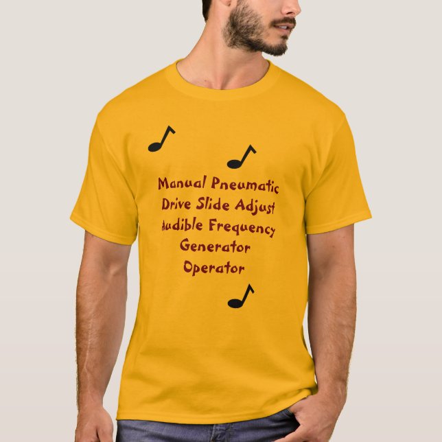 Camiseta ¡Roca de los jugadores de Trombone! (Anverso)