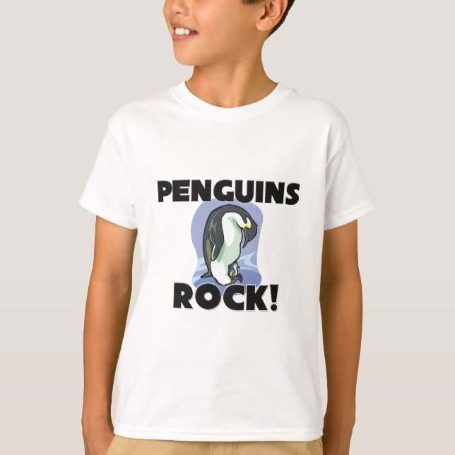 Camiseta Roca de los pingüinos (Anverso)