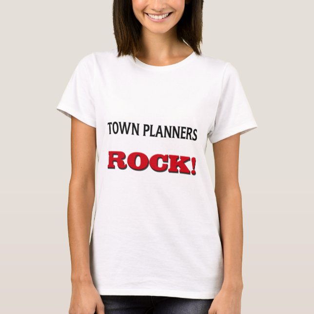 Camiseta Roca de los planificadores de la ciudad (Anverso)
