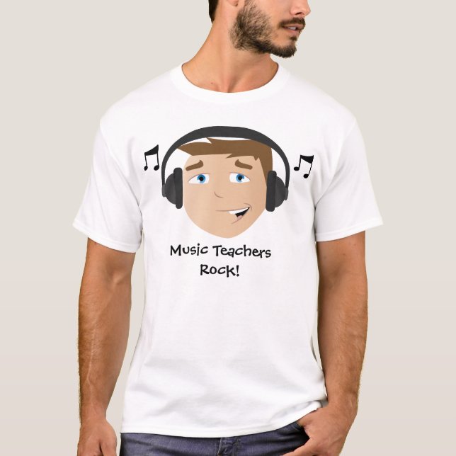 Camiseta ¡Roca de los profesores de música! (Anverso)