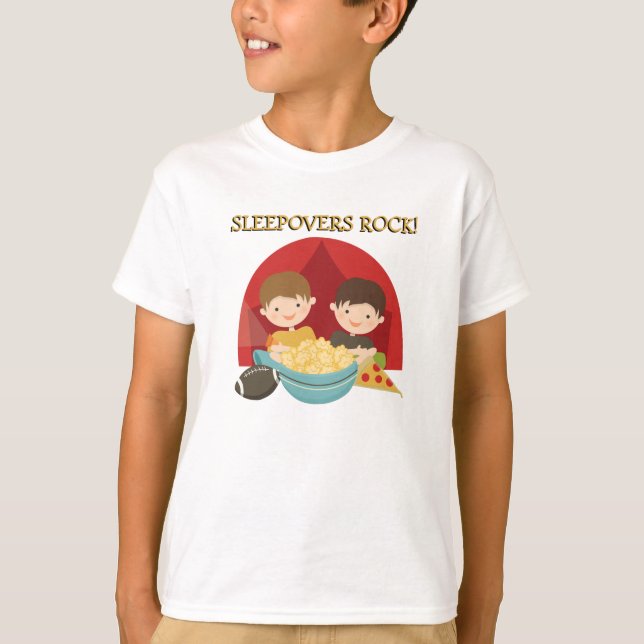Camiseta Roca de los Sleepovers (Anverso)