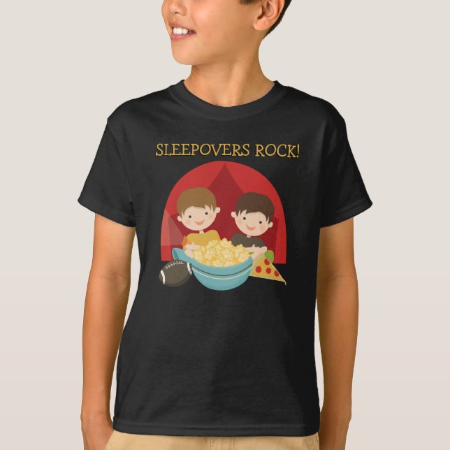 Camiseta Roca de los Sleepovers (Anverso)
