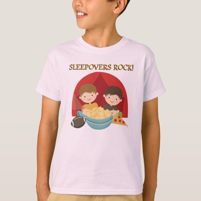 Camiseta Roca de los Sleepovers (Anverso)