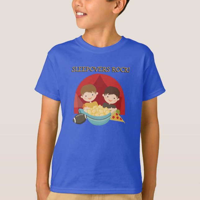 Camiseta Roca de los Sleepovers (Anverso)