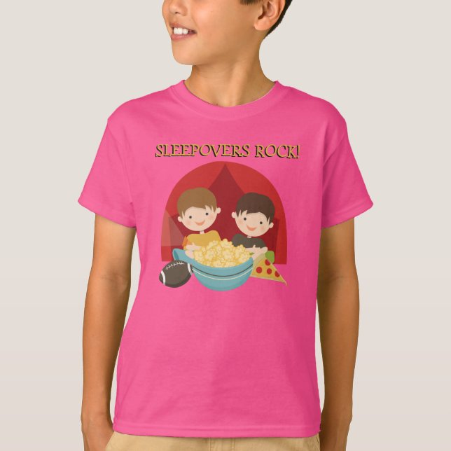 Camiseta Roca de los Sleepovers (Anverso)