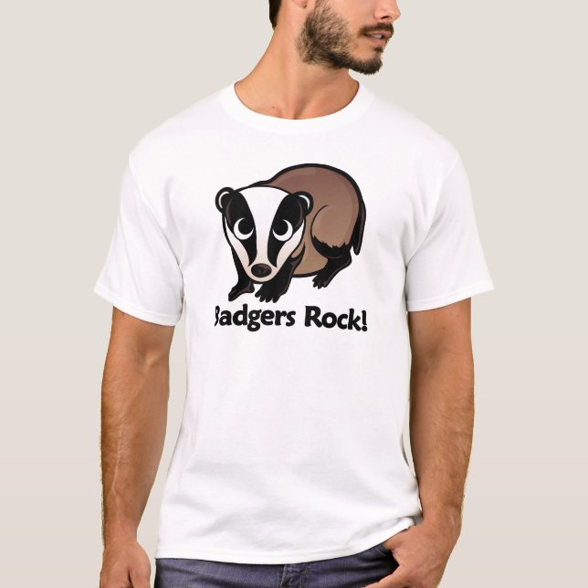 Camiseta ¡Roca de los tejones! (Anverso)