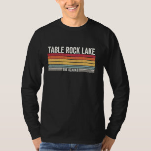 Camiseta Roca de Mesa Lago Missouri, Roca de Mesa Retro Sun