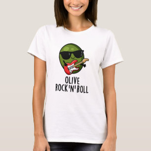 Camiseta Roca De Oliva Y Pun De Olivo De Rockero Gracioso