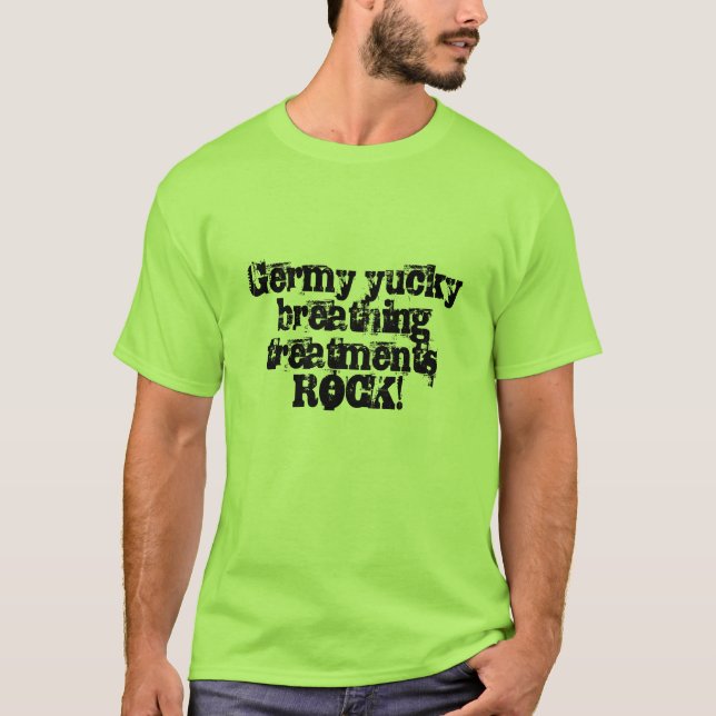 Camiseta ¡ROCA de respiración asquerosa Germy de los (Anverso)