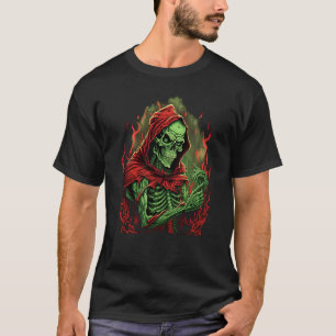Camiseta Roca de Terror Esqueleto Espeluznante Muerto Innat