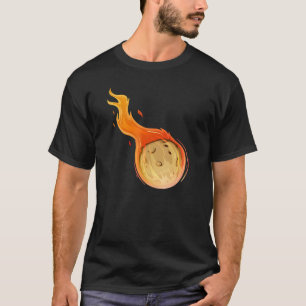 Camiseta Roca del espacio volador de la meteorita del cintu
