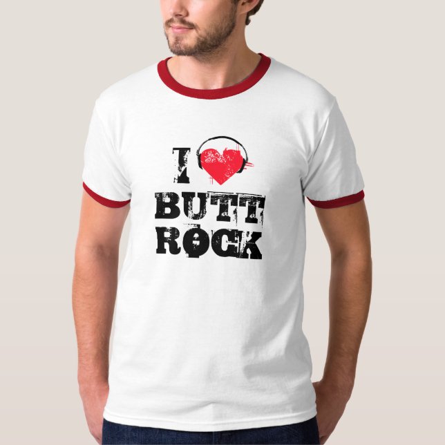 Camiseta Roca del extremo del amor de la música I (Anverso)