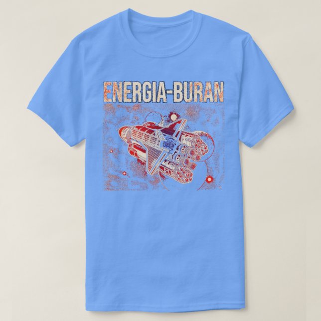 Camiseta Roca del transbordador Buran Energia (Diseño del anverso)