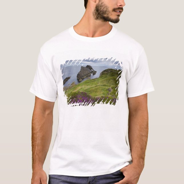 Camiseta Roca del violín del arco, Portknockie, Escocia (Anverso)