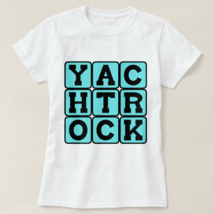 Camiseta Roca del yate, género de la música
