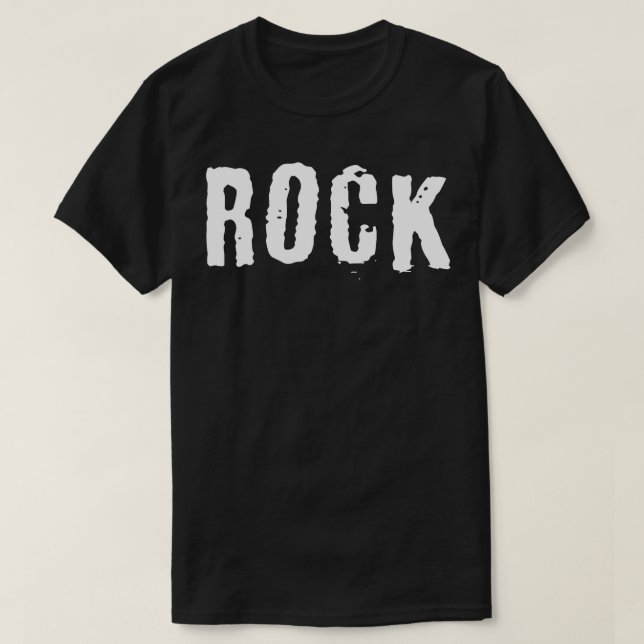 Camiseta roca distorsionada (Diseño del anverso)