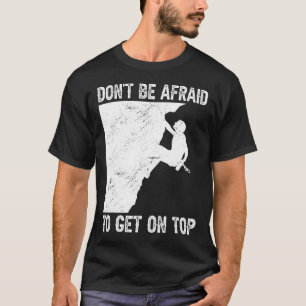 Camiseta Roca divertida para escalada en boulder