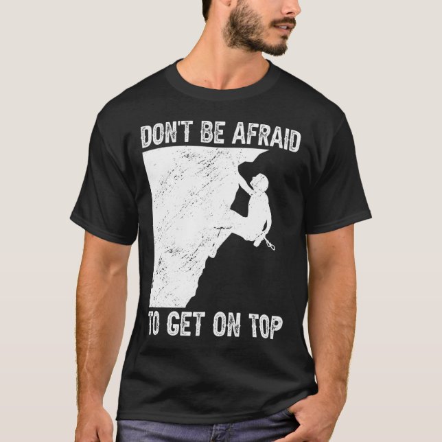 Camiseta Roca divertida para escalada en boulder (Anverso)