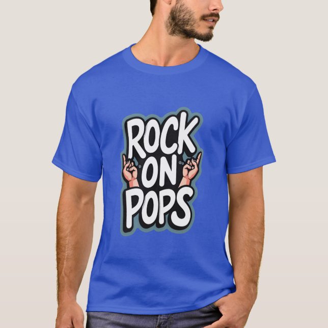 Camiseta ROCA EN POPS chico (Anverso)