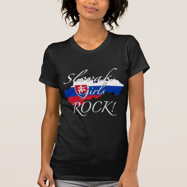 Camiseta ¡Roca eslovaca de los chicas! (Anverso)