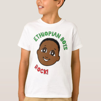 Camiseta ¡Roca etíope de los muchachos!