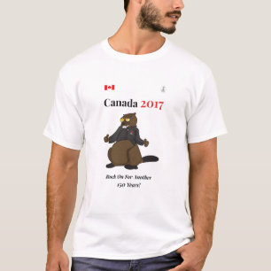 Camiseta Roca fresca de Canadá 150 en 2017 encendido