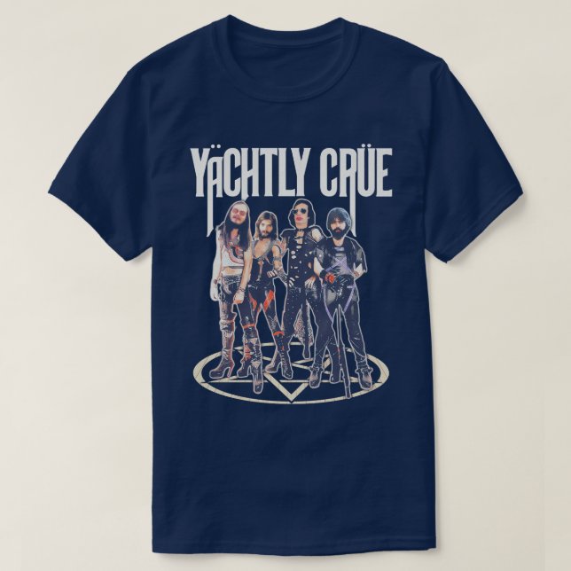 Camiseta Roca fuerte de yate (Diseño del anverso)