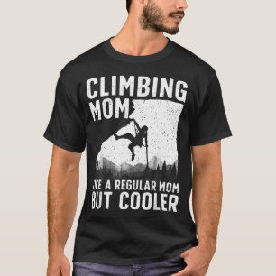 Camiseta Roca Genial de Escalada para Mujeres Mamá Montaña