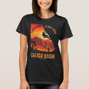 Camiseta Roca genial Escalada en roca Salva un árbol Escala