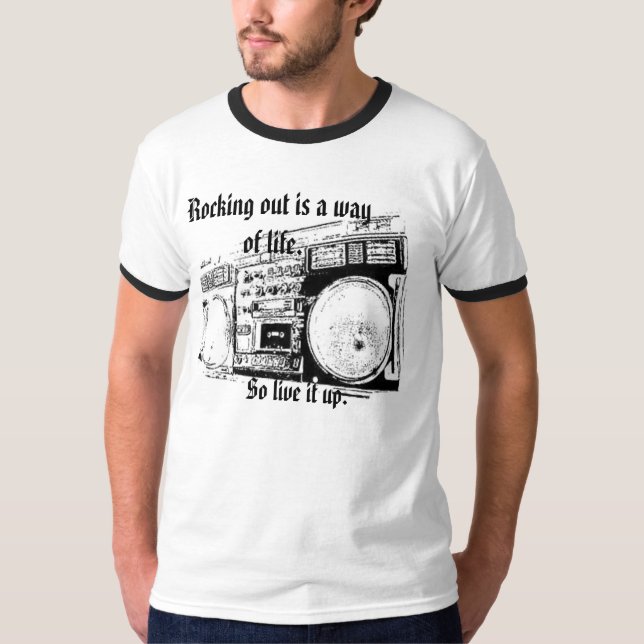 Camiseta Roca hacia fuera (Anverso)