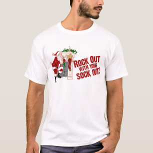 Camiseta Roca hacia fuera con su calcetín hacia fuera