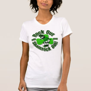Camiseta Roca hacia fuera con su trébol hacia fuera