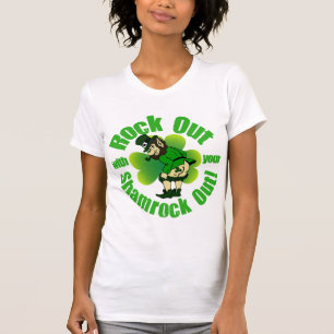 Camiseta Roca hacia fuera el día del St Patricks
