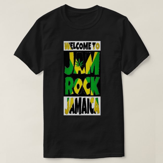 Camiseta ROCA Jamaica - camiseta/lightshirtz del ATASCO (Diseño del anverso)