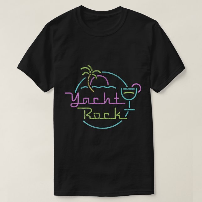 Camiseta Roca náutica de la hora del cóctel (Diseño del anverso)