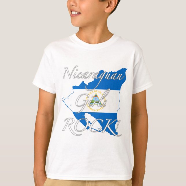 Camiseta ¡Roca nicaragüense de los chicas! (Anverso)