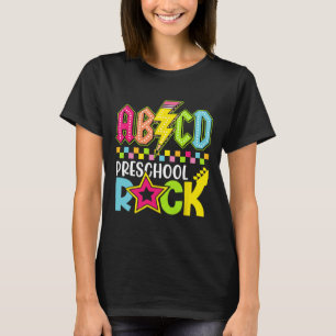 Camiseta Roca Preescolar Perno de Relámpago Divertido de Re