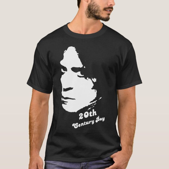 Camiseta Roca retra atractiva 70s del tributo del MUCHACHO (Anverso)