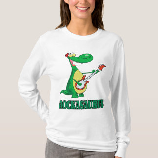 Camiseta roca rockasaurus n roll dino dinosaur.ai