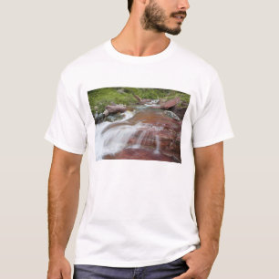 Camiseta Roca roja en Baring Creek en Glacier National